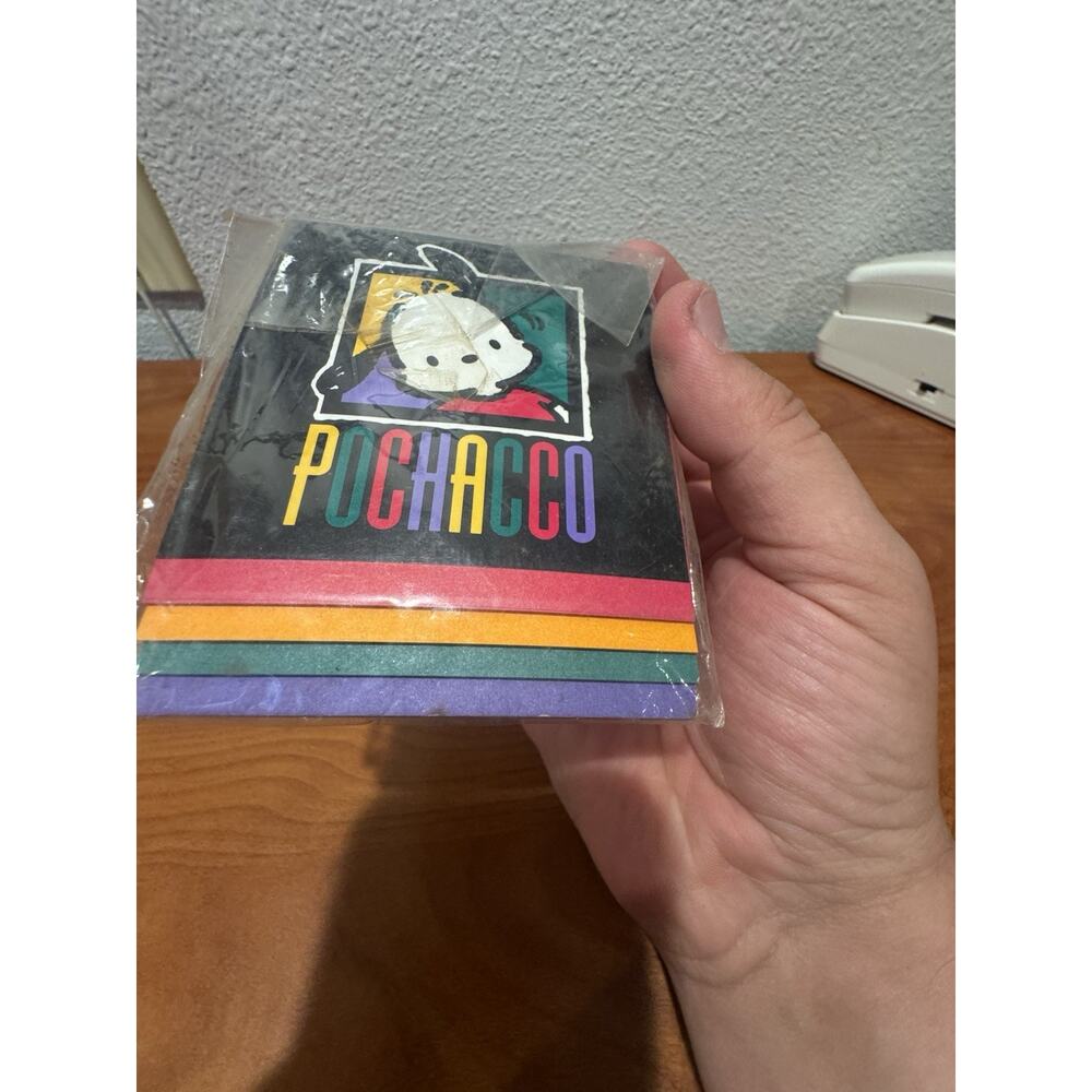 Vintage 1994 Sanrio Pochacco Sticky Notes Pad New Sealed NOS Rare 90s Gift